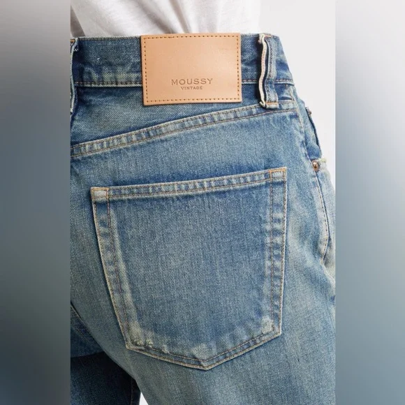 NWOT Moussy Vintage Showell Straight Leg Jeans - Picture 4 of 12